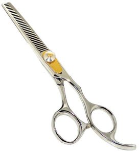 Ciseaux de coiffure professionnels Gold Edition Ciseaux de coupe de cheveux de coiffeur avec poche d'outils de Salon de lame en acier inoxydable tranchant - Product Image 5