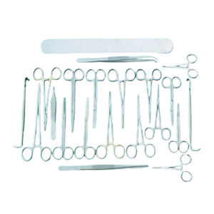 Juego de Instrumentos Quirúrgicos de Acero Inoxidable de Primera Calidad, 21 Piezas, para Cirugía Plástica, Pinzas, Tijeras, Retractores, Portaagujas - Product Image 1