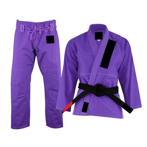 Kimono de Jiu Jitsu Brasileño Personalizado 100% Algodón con Cinturones OEM, Uniforme de Jiu-Jitsu para Artes Marciales, Karate, Transpirable - Product Image 2