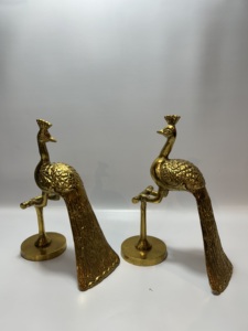 Figurine de cerf moderne en aluminium argenté, statue de gazelle minimaliste, sculpture animale en métal poli, décoration de bureau, maison, salon - Product Image 5