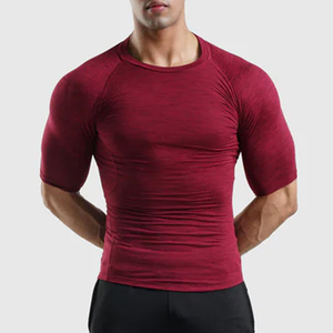 <b>Men</b> Slim Fit <b>Compression</b> T-<b>Shirt</b> Breathable Quick Dry Workout Gym Running Sportswear <b>Men</b> Bodybuilding <b>Compression</b> <b>Shirt</b> - Product Image 1