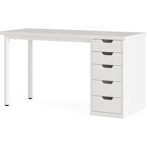 Scrivania per Computer in Stile Moderno con Spazio di Archiviazione, Scrivania per Ufficio e Studio dal Design Elegante - Product Image 5