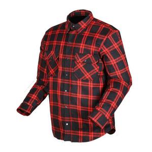 Wholesale 2026 Double Layered Aramid Reinforced Breathable <b>Flannel</b> Motorbike Riding Shirt Heavyweight Cotton Unisex Biker <b>Jacket</b> - Product Image 2
