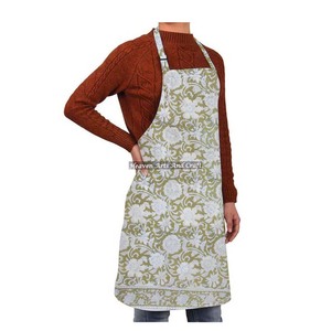 Delantal de Cocina de Algodón Ecológico, Hecho a Mano, con Estampado Artesanal, Ajustable y Cómodo, con Bolsillo, para Chefs y Reposteros Caseros - Product Image 2