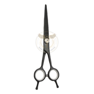 ชุดกรรไกรตัดผมบาร์เบอร์ สีดำทอง ด้ามเหล็ก ใบมีดสแตนเลส สำหรับคนถนัดขวา 26 ฟัน สำหรับซอยผม ร้านเสริมสวย - Product Image 5