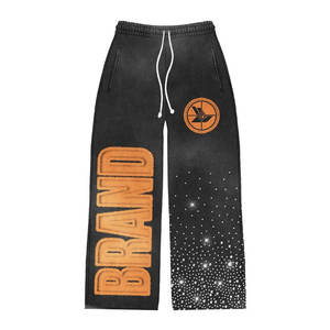 Conjunto Deportivo Unisex de Estilo Vintage con Diseño Bordado, Lavado Ácido, 100% Algodón, Estilo Único con Estampado, Gran Venta - Product Image 5