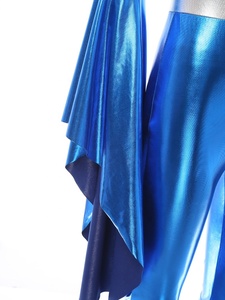 Costumes de danse disco années 70 pour femmes, combinaison à une épaule, manches longues, évasée, funky, vêtements de danse cosplay, danse moderne disco - Product Image 4