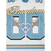 Kaos Jersey Retro Sepak Bola Pria Wanita Berkualitas Tinggi, Model Crop Mesh, Oversize Boxy, Bahan Polyester, Streetwear Musim Panas