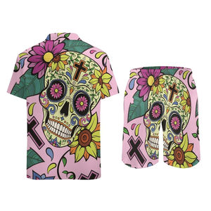 Vente en gros personnalisée : T-shirt de plage d'été à imprimé floral et lettres, respirant, séchage rapide, écologique, personnalisable sur le devant - Product Image 4