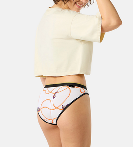 กางเกงชั้นในบิกินี่เอวกลางผ้าฝ้ายถัก 100% สำหรับผู้หญิง แบบเรียบง่าย แห้งเร็ว เซ็กซี่ สวมใส่ได้ทุกวัน รับผลิตตามแบบ OEM พร้อมสกรีนโลโก้ ขายส่ง - Product Image 4