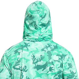 Sudadera con Capucha de Pesca de Manga Larga para Hombre, Protección Solar, Logotipo Personalizado Impreso, Sudadera con Capucha Transpirable, Sudaderas de Pesca Sublimadas para Hombre - Product Image 4