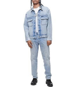 Veste en jean pour homme en coton avec rembourrage en fibre de polyester, chaude, durable, vêtement d'extérieur décontracté - Product Image 4