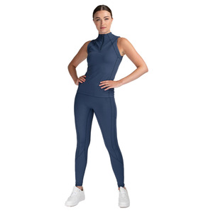 Leggings de yoga pour femmes, design personnalisé, spandex/polyester, extensibles dans quatre directions, antibactériens, avec cordon de serrage, pour l'entraînement - Product Image 3
