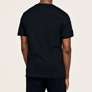 T-shirt en chenille surdimensionné de qualité supérieure, broderie personnalisée, tee-shirt en coton unisexe, vêtements de mode streetwear - Product Image 2