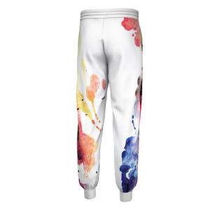 Pantalon de survêtement 100% coton pour hommes taille haute OEM Streetwear couleurs personnalisables logo brodé Vintage lavage à l'acide Joggers Yoga - Product Image 2