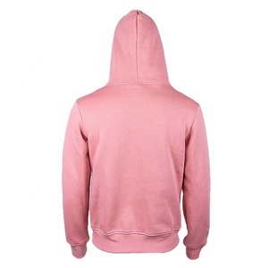 <b>Women's</b> <b>Pink</b> Hooded Pullover Sweatshirt Solid Color Cotton Knitted Breathable Regular Fit With Pockets Autumn Wear - Product Image 3