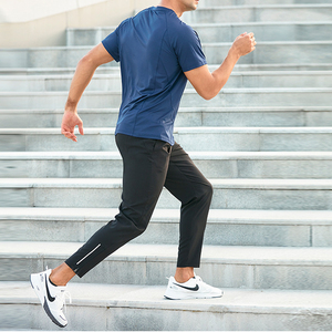 New Arrival Custom Logo Men's Polyester Sweatpants Loose Sports Running Athletic Pants Fitness Basketball Workout Sport Pants - Product Image 6
