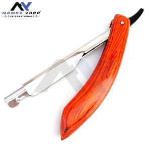 Straight Razor Classic Shaving Pure Natural Wood Handmade Handle Traditional Barber Wet Shave <b>Men</b> Vintage Grooming Experience - Product Image 2