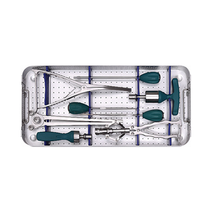 Azicon's Spinal Pedicle <b>Screw</b> Instrument <b>Set</b> Orthopedic Spine Fusion Rod Bender Probe <b>Screw</b> <b>Driver</b> Awl Tool Kit Hardware - Product Image 3