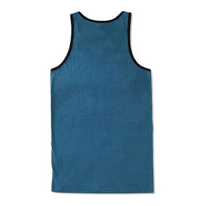 High Quality Cotton Ribbed Men's Tank Top Slim Fit Gym Fitness Running Sports Embroidery Graphic Sleeveless Top <b>Green</b> Heathered - Product Image 6