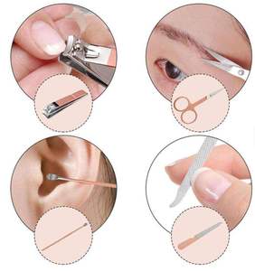 Juego de Manicura de Belleza, Cortaúñas de la Mejor Calidad, Tijeras para Cutículas, Lima de Uñas, Empujador de Cutículas, Kit de Belleza de 8 Piezas - Product Image 3