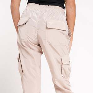 Pantalones Cargo de Cintura Elástica para Mujer, Pantalones Casuales de Corte Holgado, Estilo Urbano - Product Image 3