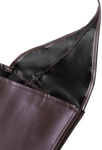 Top de Tirantes de Piel Sintética para Mujer, Proveedor OEM, Personalizado, Sin Mangas, Ajustado, Corto, a la Moda - Product Image 6