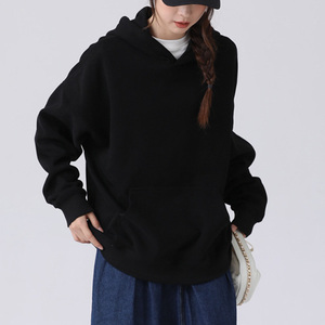 High Quality No Strings Blank Hoodie Custom Thick Cotton Heavyweight Oversized Hoodies 2026 - Product Image 5