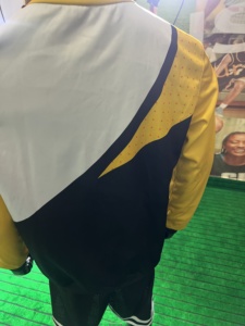 Chaqueta Deportiva sin Mangas con Capucha para Hombre HUSKY, Diseño Geométrico con Bloques de Color, Impresión por Sublimación, Secado Rápido, Corte Regular, Ropa de Verano - Product Image 2