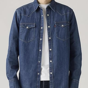 Chemise Western Standard Barstow pour homme, classique, boutonnée, manches longues, décontractée, vêtement de travail - Product Image 2