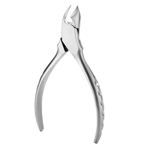 <b>Top</b> Trendy Product Custom Logo Professional Stainless Steel Cuticle Nipper Anti-Slip Handle High Precision Nail Manicure Tool - Product Image 1
