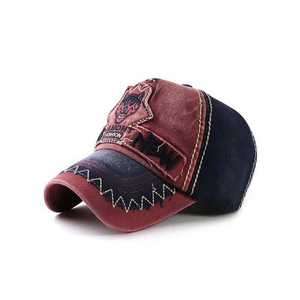 Casquette de baseball sportive vintage 5 panneaux 100% coton, effet usé, broderie personnalisée, casquettes de baseball effilochées pour hommes - Product Image 4