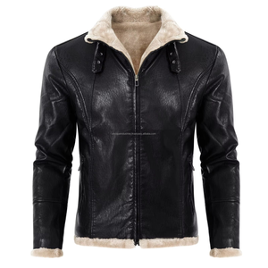 Chaqueta de cuero de diseño personalizado de moda para hombres Chaqueta de cuero de producto superior hecha en Pakistán para hombres Bikers RTS O OEM Chaqueta disponible - Product Image 5