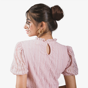 Extension de cheveux châtain style chignon donut (cheveux humains naturels) – Chignon instantané type scrunchie pour femme - Product Image 3