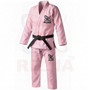 Uniformes de karaté unisexes OEM, 240g, coton et polyester, légers, respirants, coupe-vent, antibactériens, écologiques, durables, de haute qualité - Product Image 2