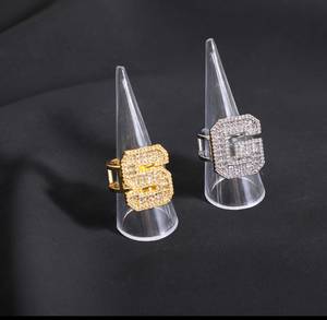 Anillo de Plata de Ley con diseño de Cartas de Póker Royal Flush, con incrustaciones de Circonita Cúbica y Moissanita, Anillo de Declaración, Joyería de Casino, Regalo para Hombres y Mujeres - Product Image 3