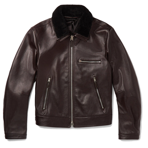 Chaqueta de Cuero con Forro de Piel para Hombre, Abrigo de Invierno Premium 2026, Nueva Llegada, Alta Calidad, Logotipo Personalizado, ODM, OEM, Exportación, Ropa de Moda - Product Image 5