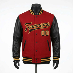 Trendy Custom Varsity <b>Jackets</b> With Bold Patches and Premium Wool <b>Leather</b> Design Perfect For Stylish Streetwear For Unisex - Product Image 1