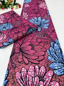 Tela Ankara de Primera Calidad con Estampado Africano Nigeriano, 100% Algodón, Diseño Vibrante para Prendas de Moda, Sudáfrica - Product Image 5