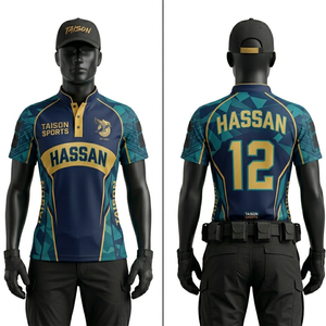 เสื้อเจอร์ซีย์ผู้หญิงคุณภาพสูง 160 GSM โพลีเอสเตอร์ สีเหลือง ทรงแอธเลติก แบบแผง ผ้าแห้งเร็ว พิมพ์โลโก้ตามสั่ง - Product Image 2