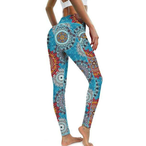 Leggings d'hiver à motif écossais doublés polaire pour femme, taille haute, chauds, pantalons de yoga thermiques, collants de sport sans couture, logo personnalisé, expédition immédiate - Product Image 4