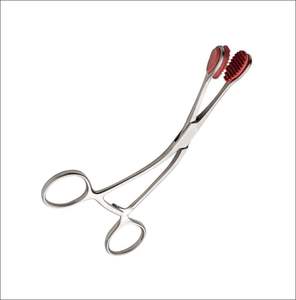 Pince à langue Young de haute qualité 6,5 pouces, instrument dentaire buccal avec mâchoires en caoutchouc, en acier inoxydable - Product Image 3