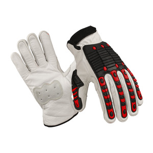ถุงมือป้องกันการบาด Titangrip Industries รุ่น TPR-011 สีขาว-เขียว  ฝ่ามือเคลือบไนไตรล์  บุซับในด้วยเคฟลาร์  ทนต่อการเสียดสี  ทนต่อแรงกระแทก - Product Image 4