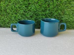 แก้วน้ำเซรามิกสไตล์นอร์ดิกแบบใหม่ล่าสุด  แก้วกาแฟเซรามิกสีดำด้านพร้อมหูจับ - Product Image 3