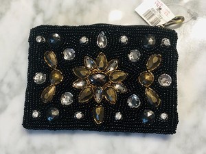 Ornamental Seed Bead Coin Holder Embroidered Fabric Pouch Artistic Handwork <b>Small</b> <b>Zip</b> <b>Purse</b> for Gift Shops and Boutique Brands - Product Image 3