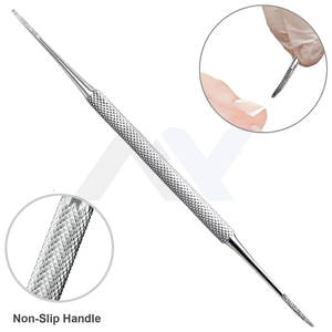 Kit professionnel d'outils pour ongles incarnés, 2 pièces : Repousse-ongles de précision double face en forme de cuillère, Lime à ongles et Nettoyeur de cuticules - Product Image 6