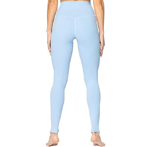 Leggings Deportivos de Cintura Alta para Mujer, Elásticos en 4 Direcciones, Sin Costuras, Transpirables, para Yoga, Ejercicio, Leggings Sólidos con Cintura Elástica - Product Image 5