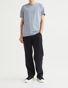 T-shirt surdimensionné pour homme, 100 % coton, 230 g/m², coupe ample, logo imprimé sur mesure, effet délavé soleil, déchiré, OEM/ODM. - Product Image 1