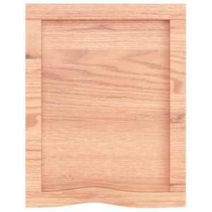 Estante de Pared de Madera de Roble Macizo Marrón Claro Resistente, 15.7x19.7x, Unidad de Exhibición - Product Image 6