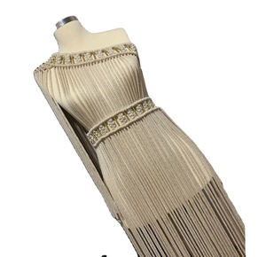 ROBE POUR VOTRE MARIÉE À ÊTRE Coton Tissé à la main Vêtements de festival Bustier Crop Top Femmes Macramé Robe de plage - Product Image 1